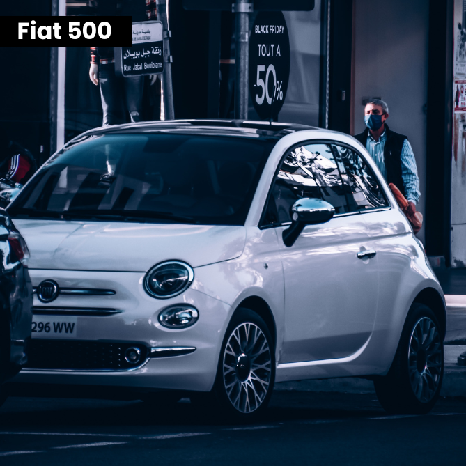 Photo of Fiat 500: a car with one of the highest ROI on Turo.